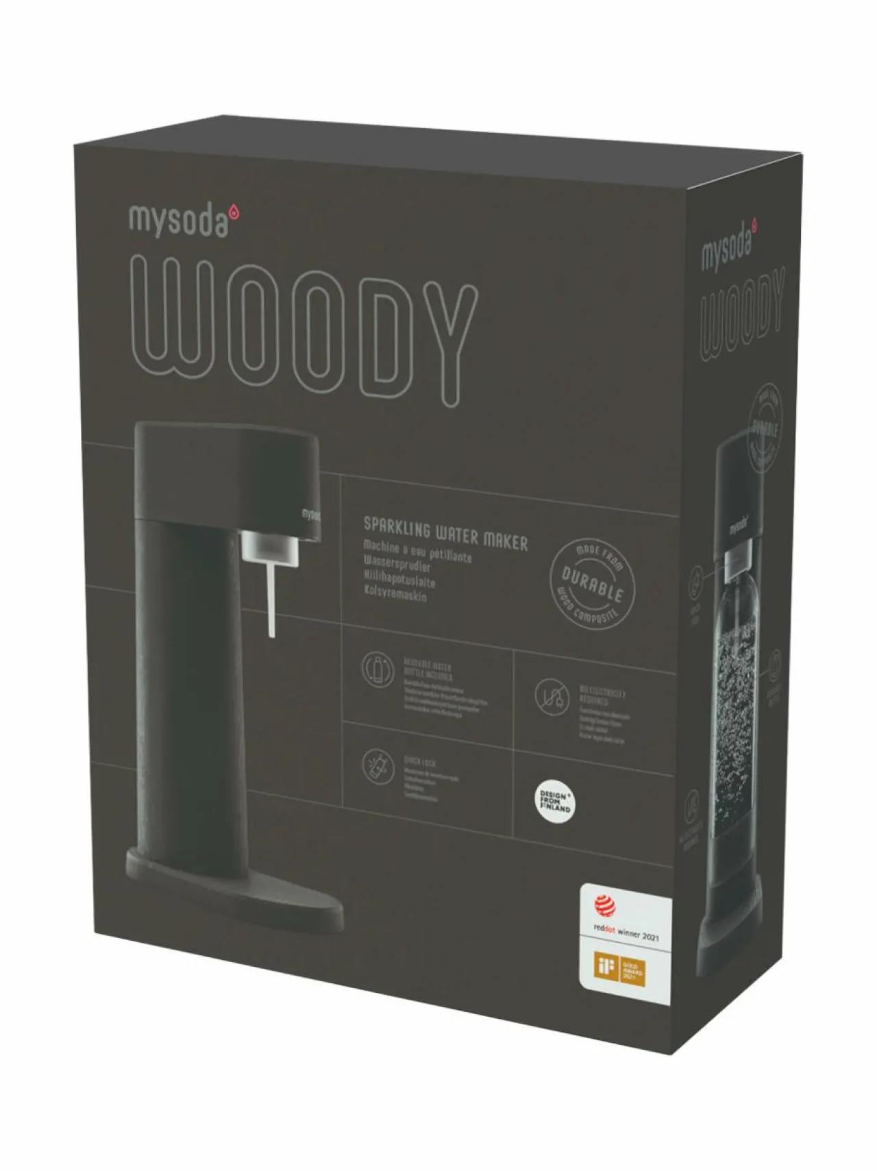 Mysoda Woody-hiilihapotuslaite^ Muut Keittiölaitteet