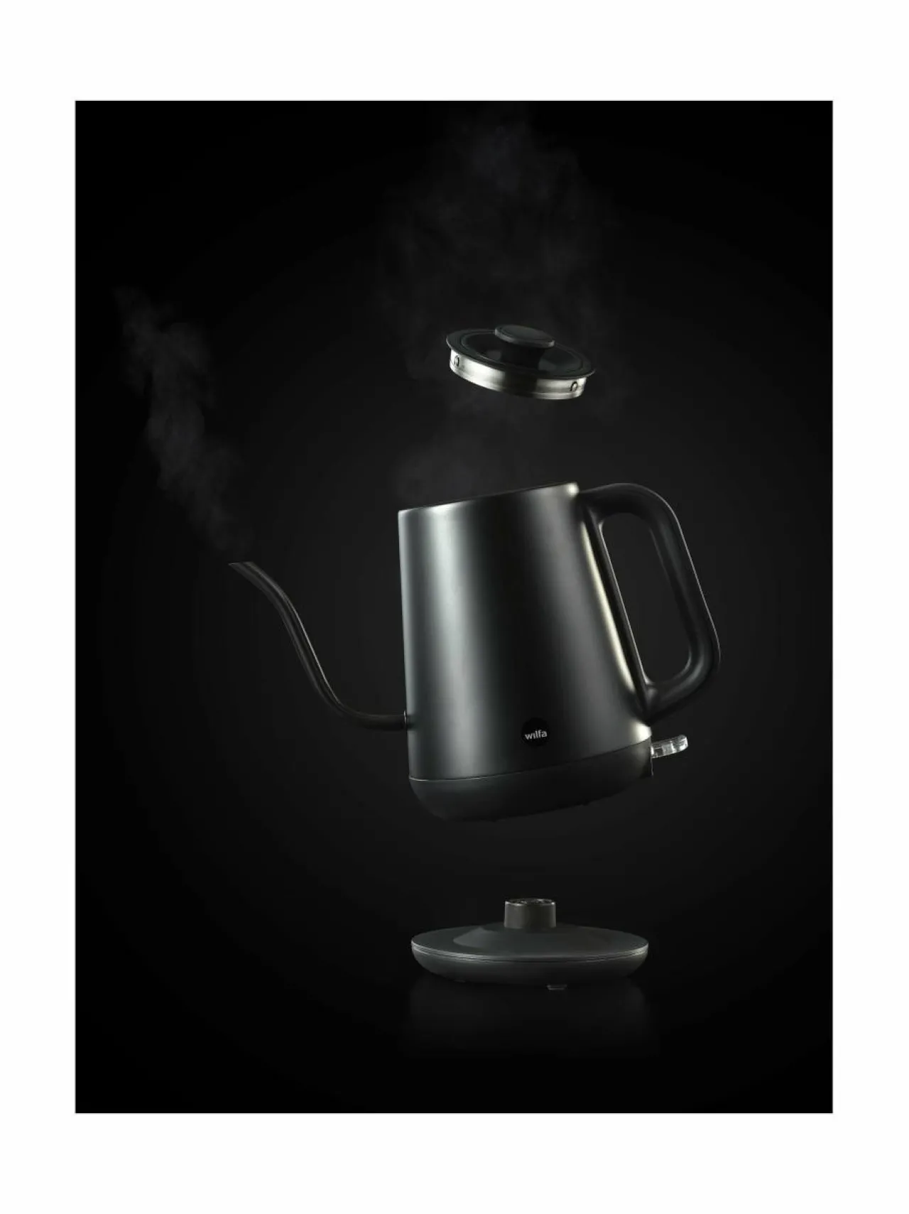 Kahvin- & Vedenkeittimet<Wilfa WSPOK-1000B Svart Pour -vedenkeitin BLACK
