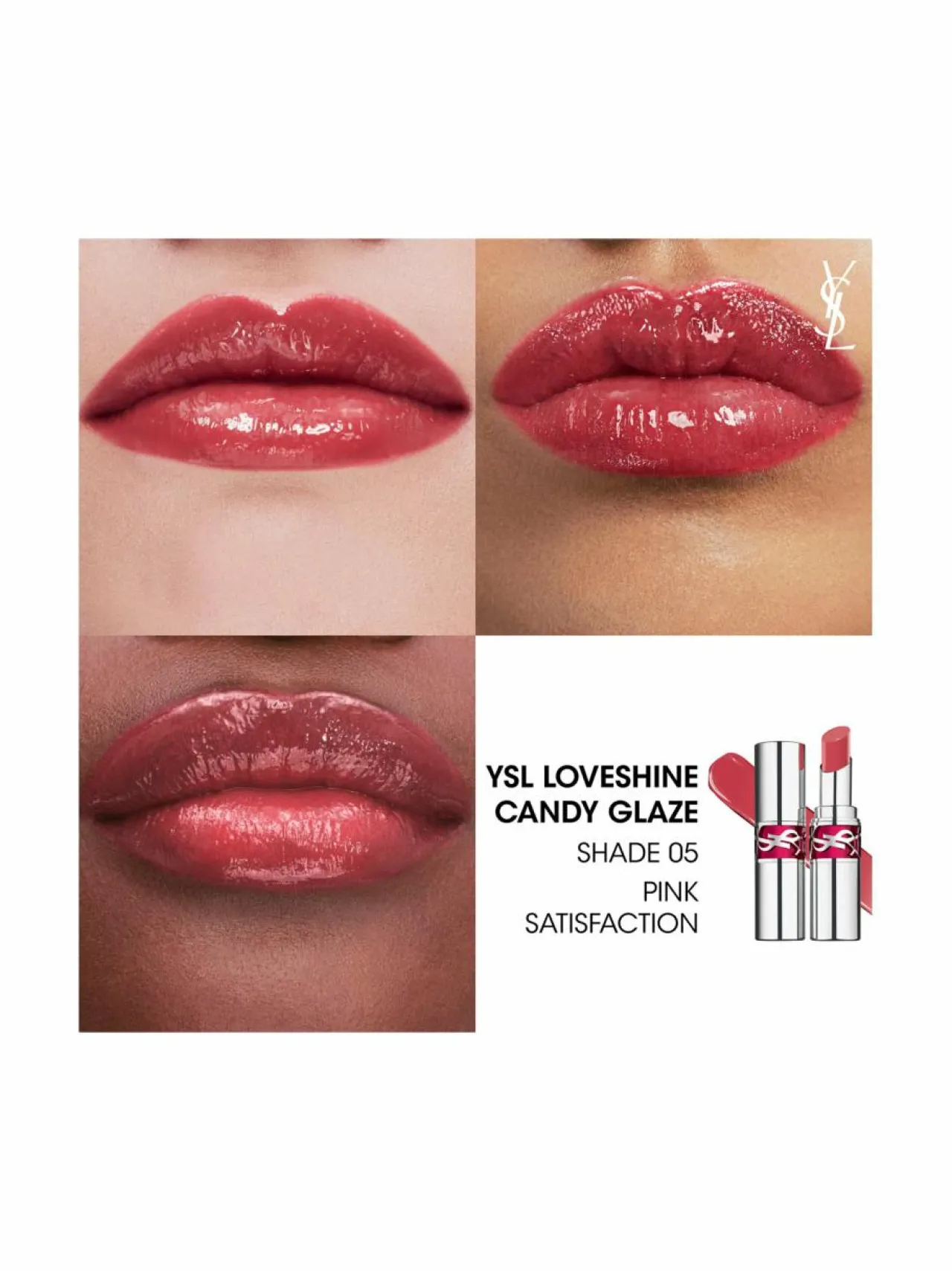 Yves Saint Laurent YSL LOVESHINE Candy Glaze Lip Gloss Stick-huulikiilto^ Huulet