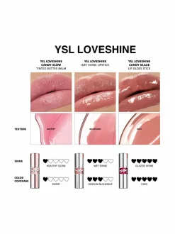 Yves Saint Laurent YSL LOVESHINE Candy Glow Tinted Butter Balm -sävytetty huulivoide^ Huulet