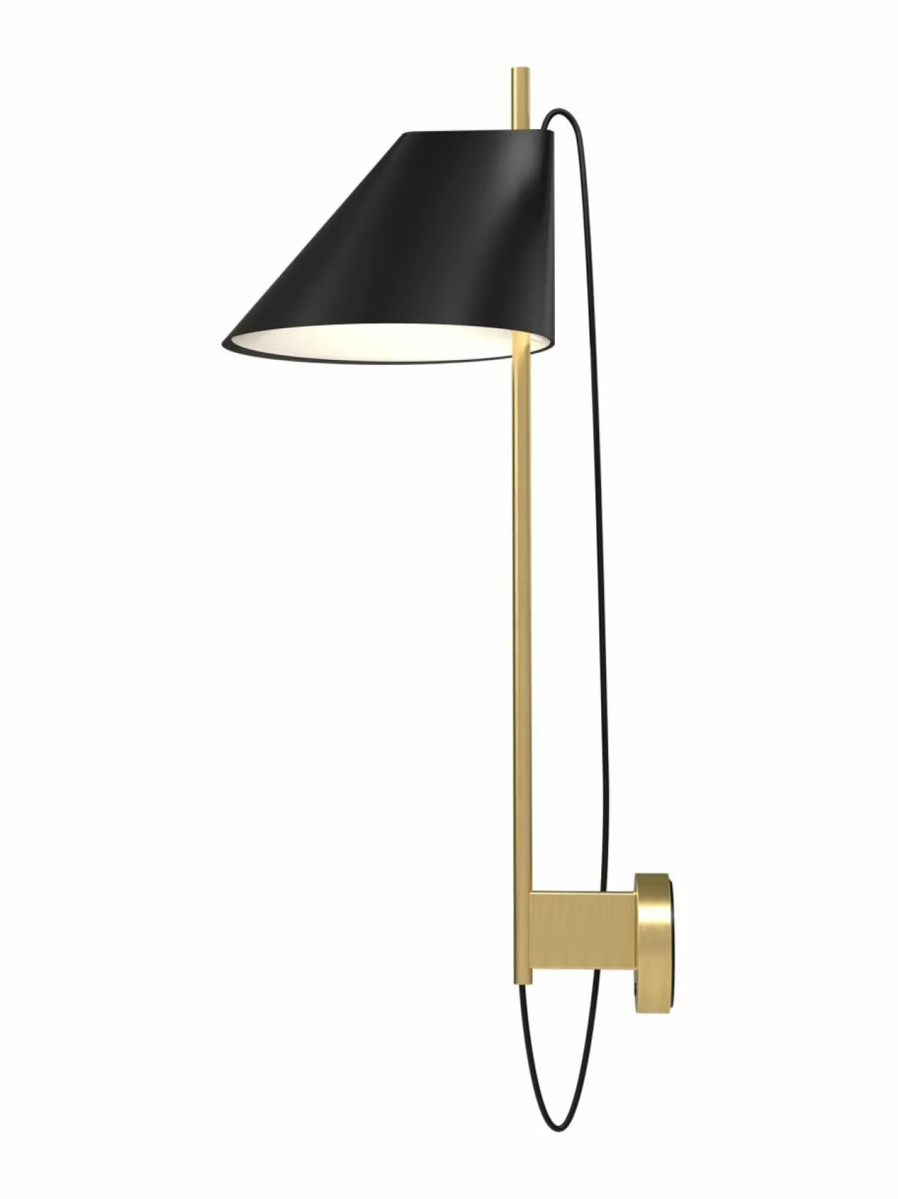 Seinävalaisimet<Louis Poulsen Yuh-seinävalaisin BLACK/BRASS