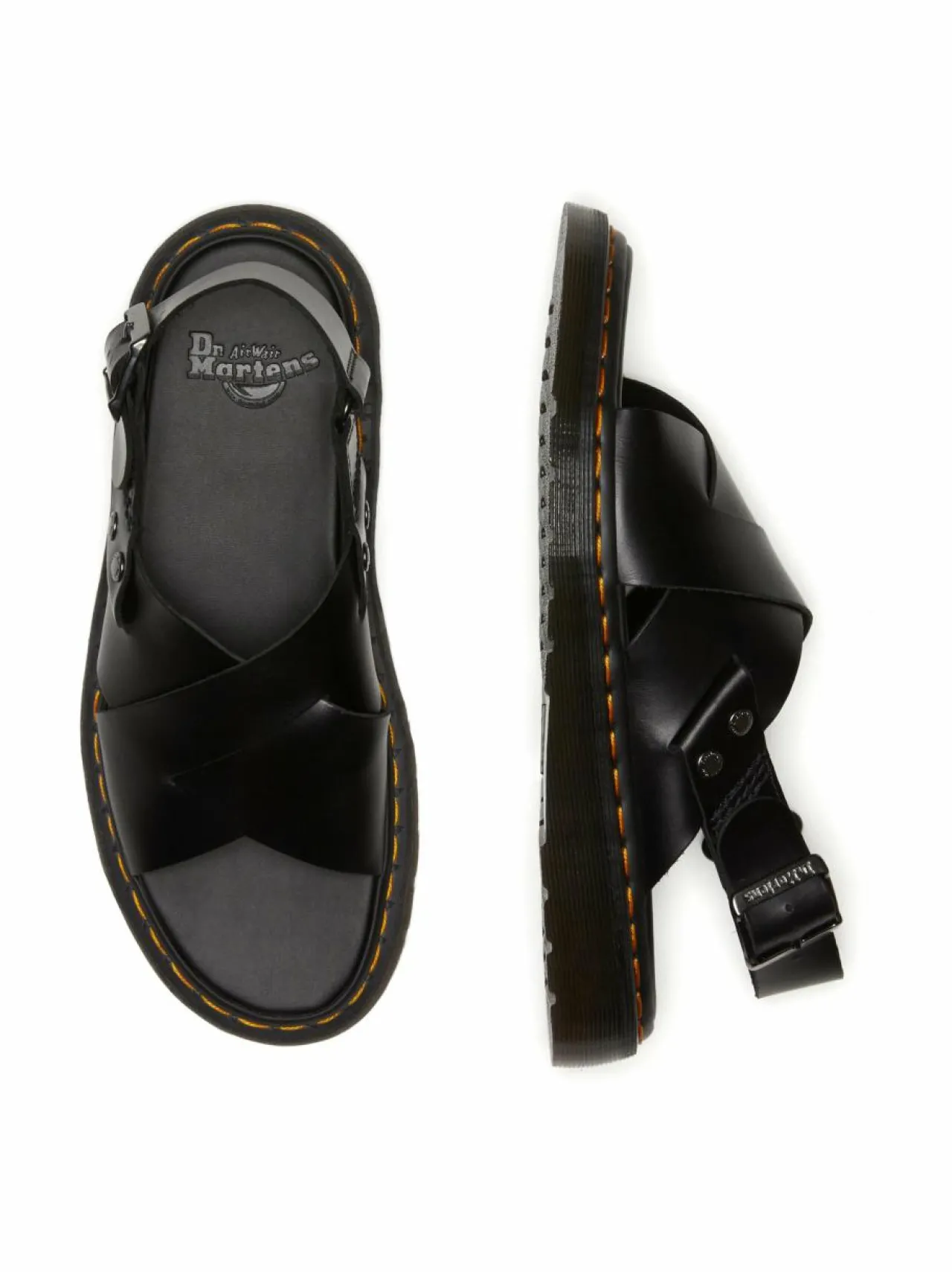 Sandaalit<Dr. Martens Zane Brando -nahkasandaalit BLACK