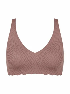 Alusvaatteet & -Asut<Sloggi Zero Feel Bliss Soft -rintaliivit 1141 CACAO