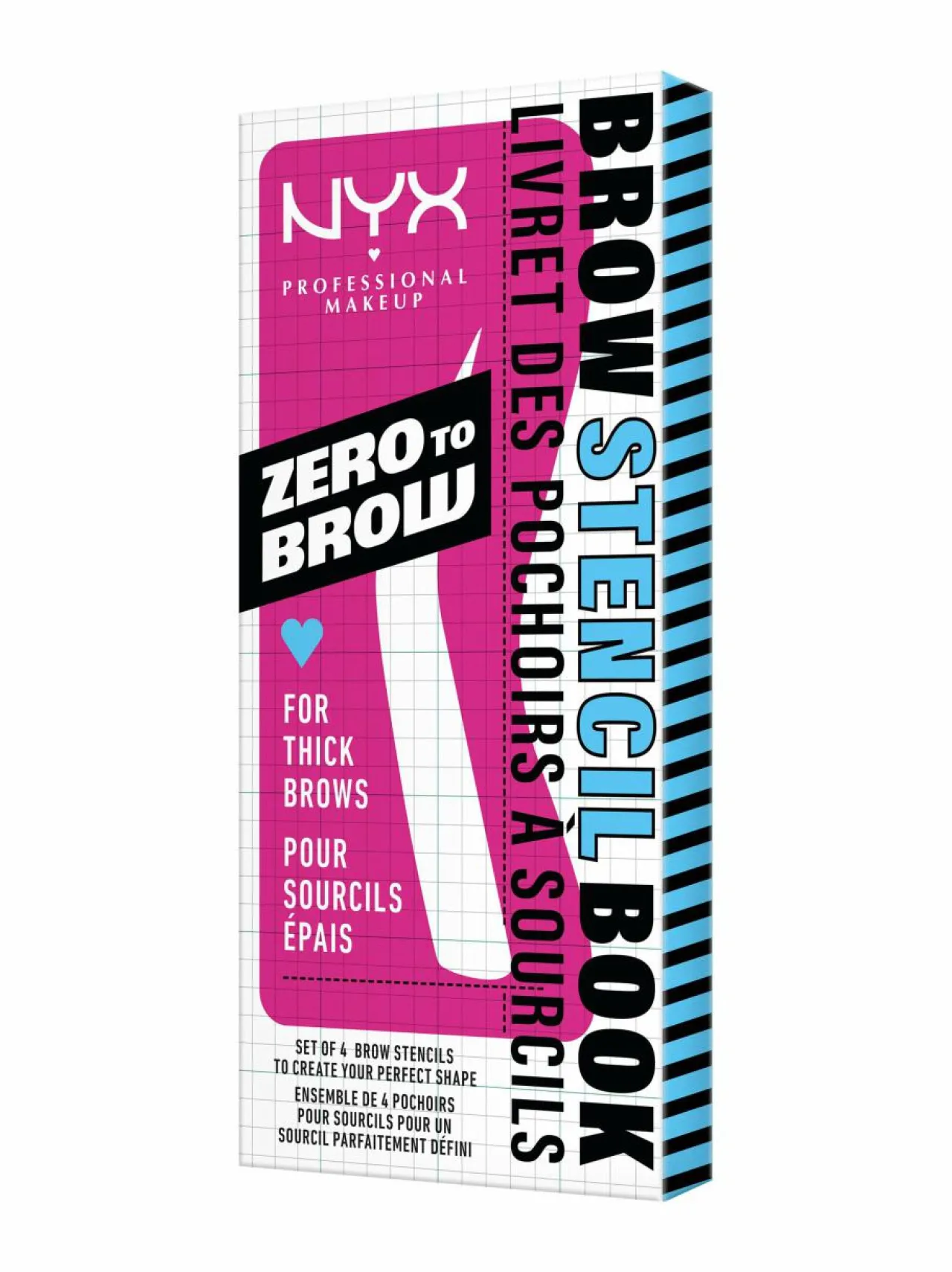 Silmät<NYX Professional Makeup Zero To Brow Stencil -sapluuna