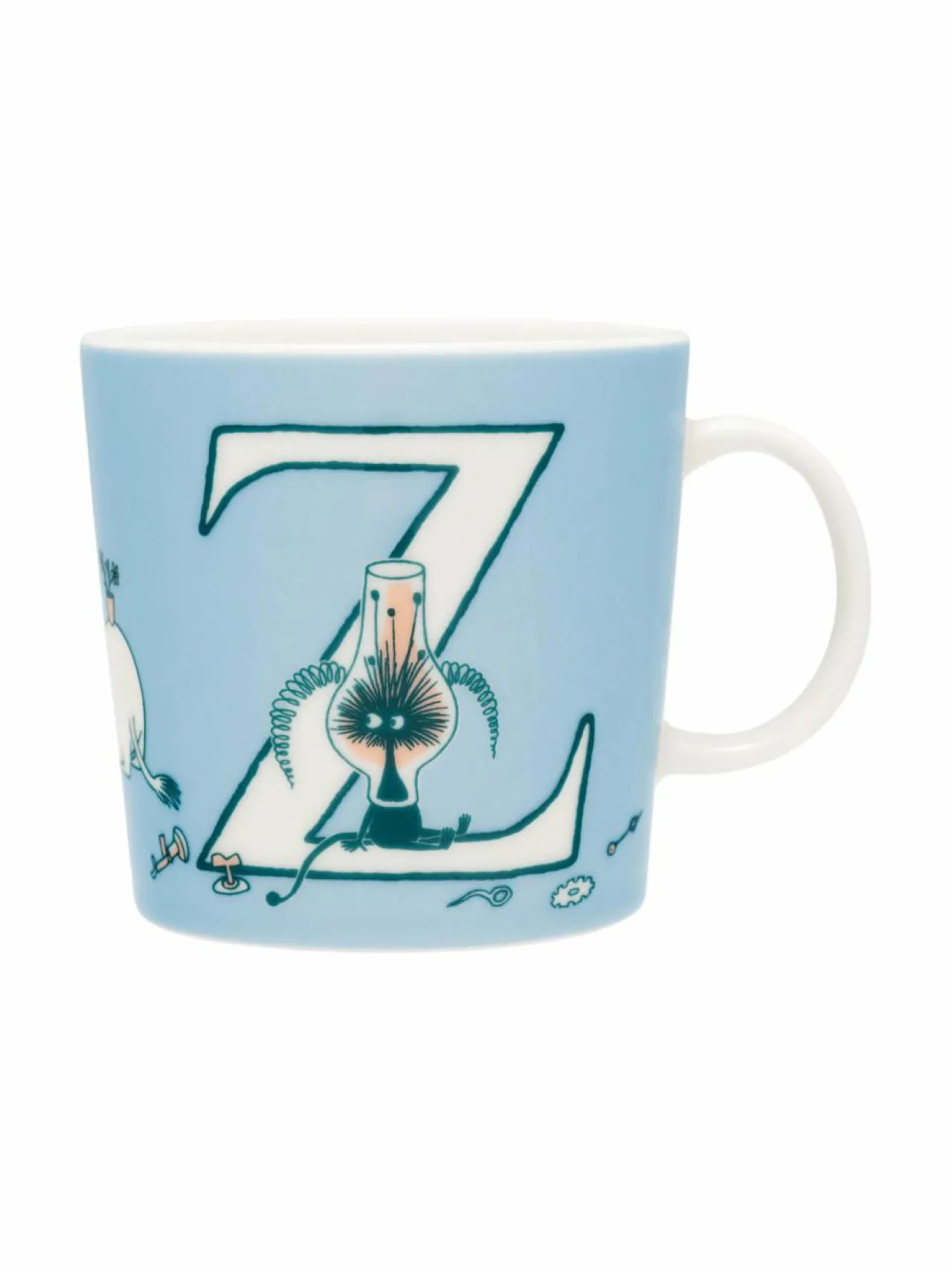Mukit & Kupit & Asetit<Moomin Arabia Z-muki 0,4 l BABY BLUE